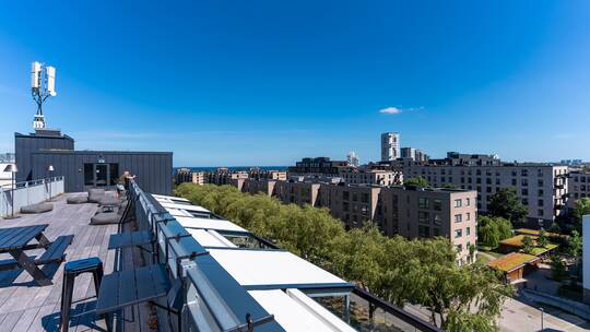4 Klassenfahrt Kopenhagen CopenhagenGoHotelCity Dachterrasse