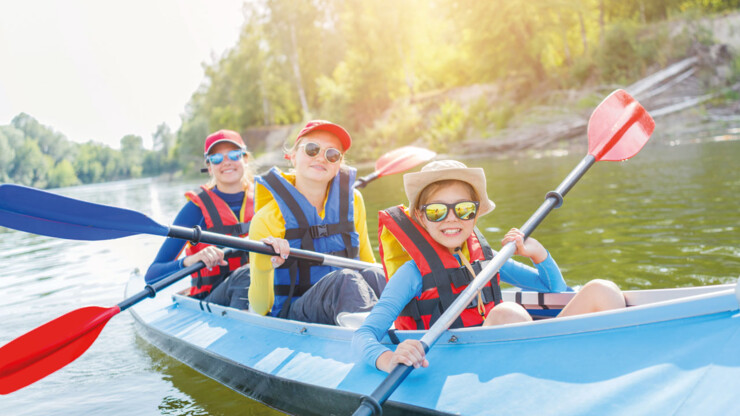 Klassenfahrt Weserbergland / Kanucamp