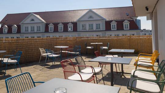 5 Klassenfahrt München a&oMünchenHackerbrücke Dachterrasse