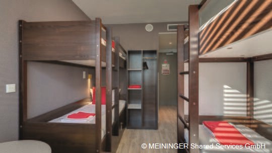2 Klassenfahrt Berlin MEININGERHotelBerlinHauptbahnhof Mehrbettzimmer