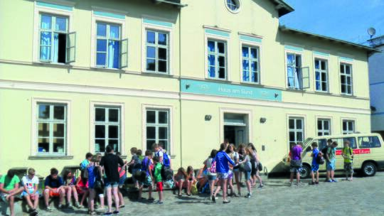 1 Klassenfahrt Rügen HausamSund Außenansicht