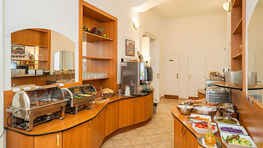 4 Klassenfahrt Prag Hotel City Centre Fruehstuecksraum