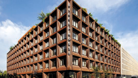 1 Klassenfahrt Kopenhagen SteelHouse Außenansicht