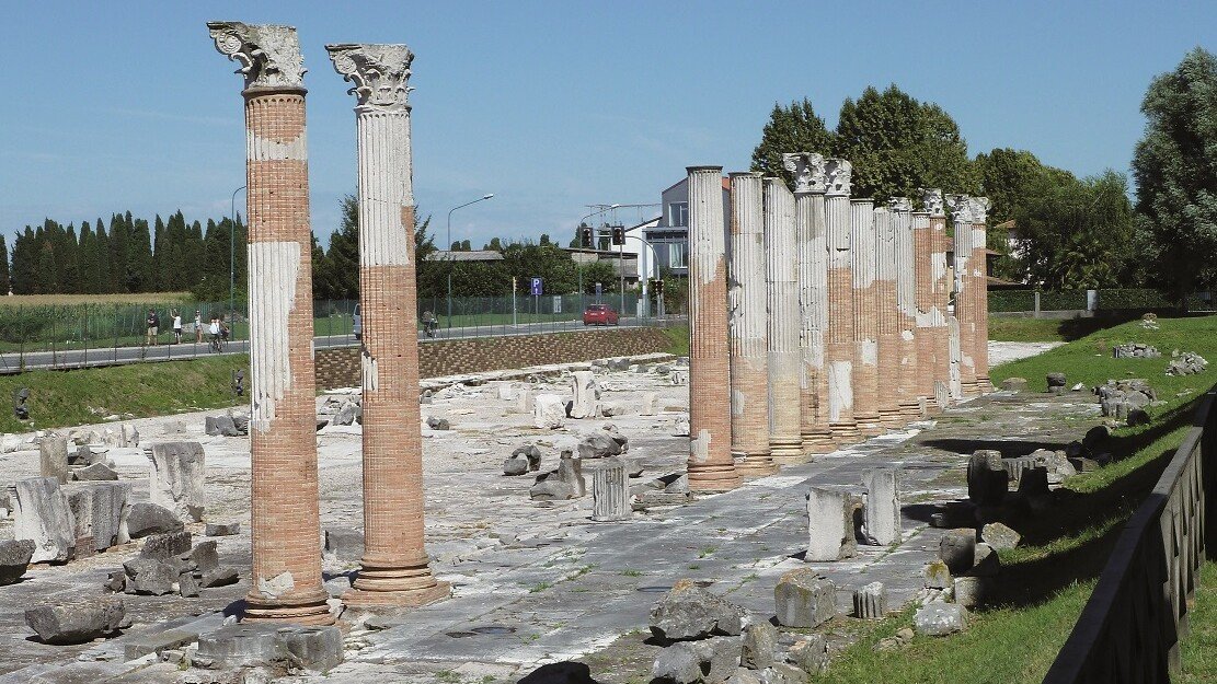 Blick auf Aquileia