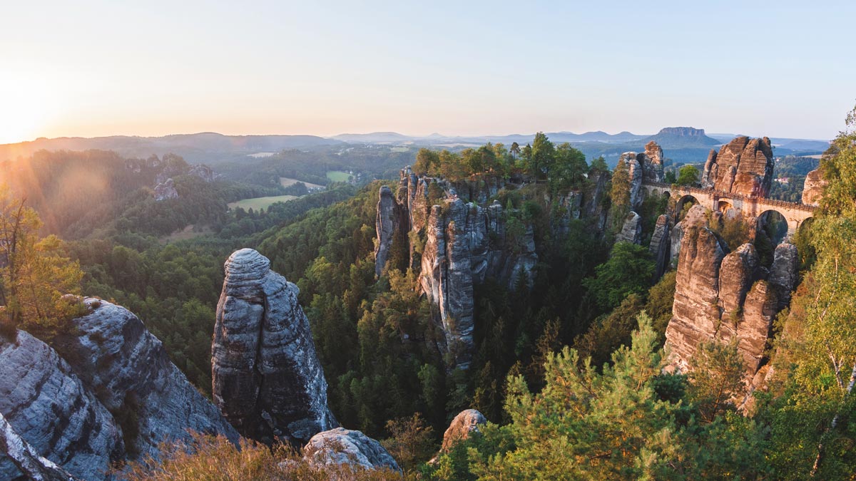 Bastei in der Sächsische Schweiz