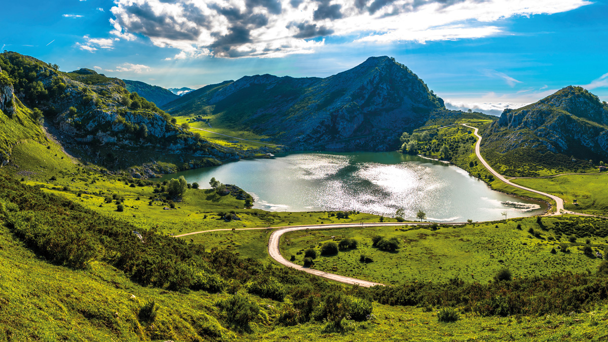 Seepanorama in Nordspanien