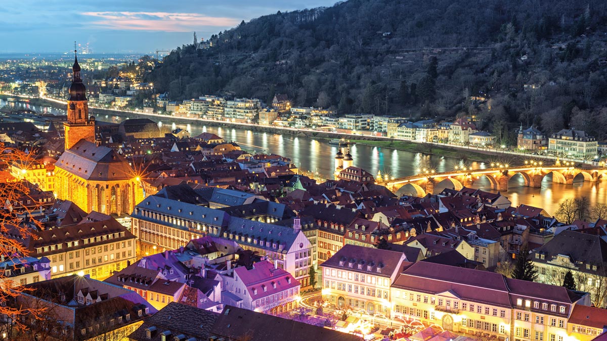 Blick über Heidelberg