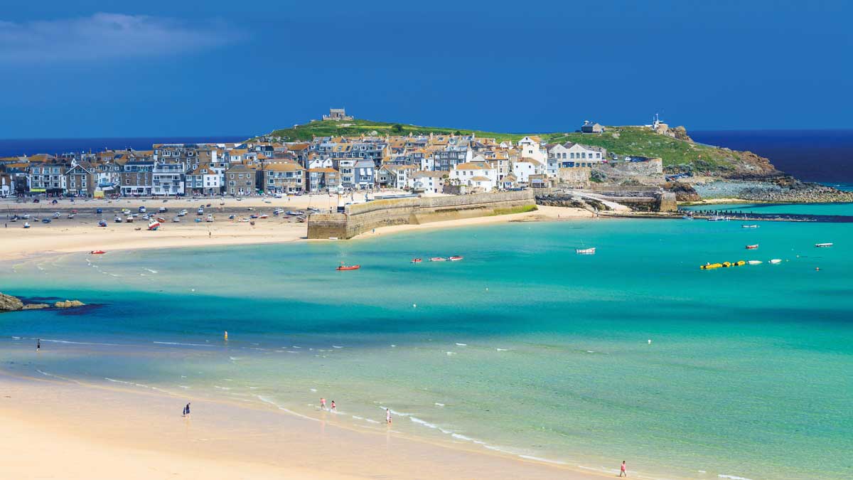 Strand in St. Ives, Cornwall