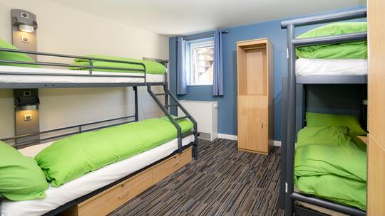 4 Klassenfahrt Cambridge YHACambridge Vierbettzimmer