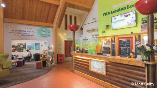 3 Klassenfahrt London YHALeeValley Empfang