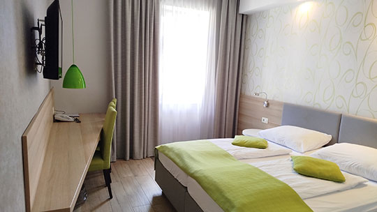 1 Klassenfahrt Ljubljana HotelEmonec Doppelzimmer
