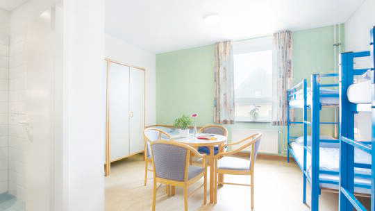 2 Klassenfahrt Sylt ADSSchullandheimHausWattenmeer Mehrbettzimmer
