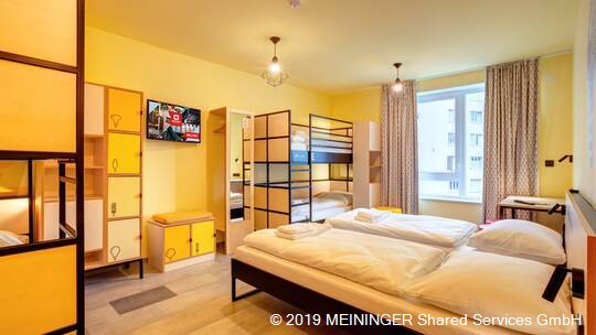 1 Klassenfahrt Lyon MEININGERHotelLyonCentreBerthelot Mehrbettzimmer