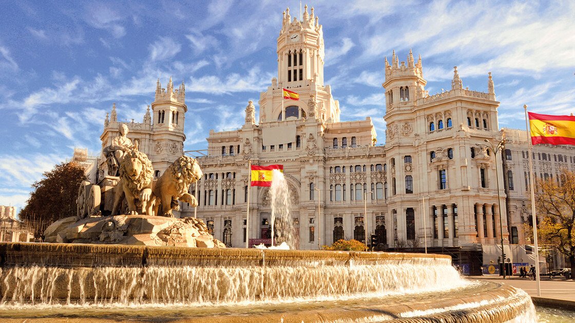 Cibeles Brunnen in Madrid