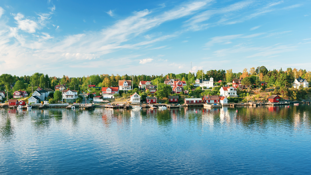 Uferansicht in Schweden