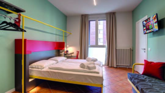 2 Klassenfahrt Mailand MEININGERHotelMilanoGaribaldi Mehrbettzimmer2