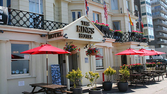 1 Klassenfahrt Brighton Kings Hotel Brighton Aussenansicht