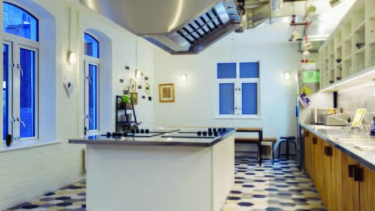 3 Klassenfahrt London WombatsCityHostelLondon Küche