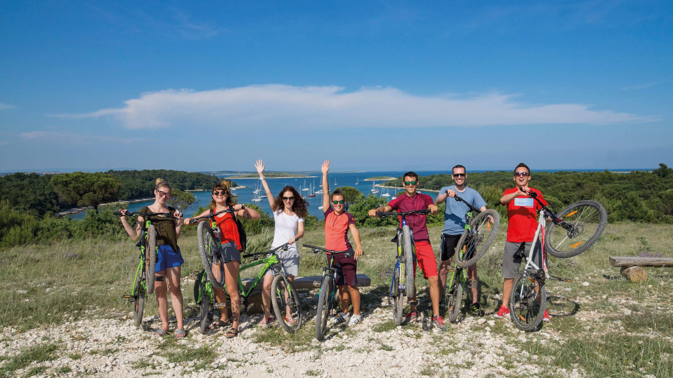 Studenten in Istrien