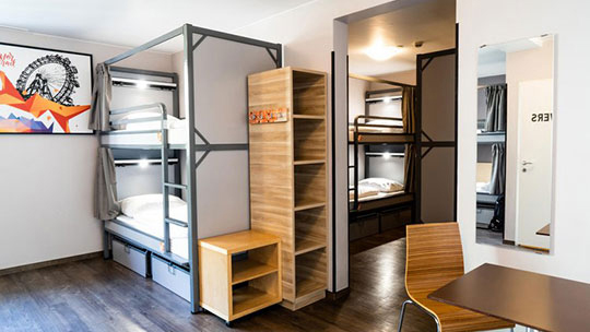 2 Klassenfahrt Wien St Christophers Inn Mehrbettzimmer