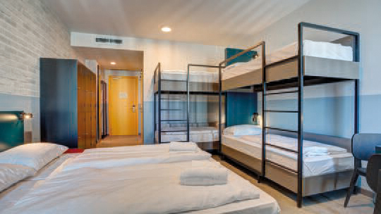 1 Klassenfahrt Mailand MEININGERHotelMilanoLambrate Mehrbettzimmer