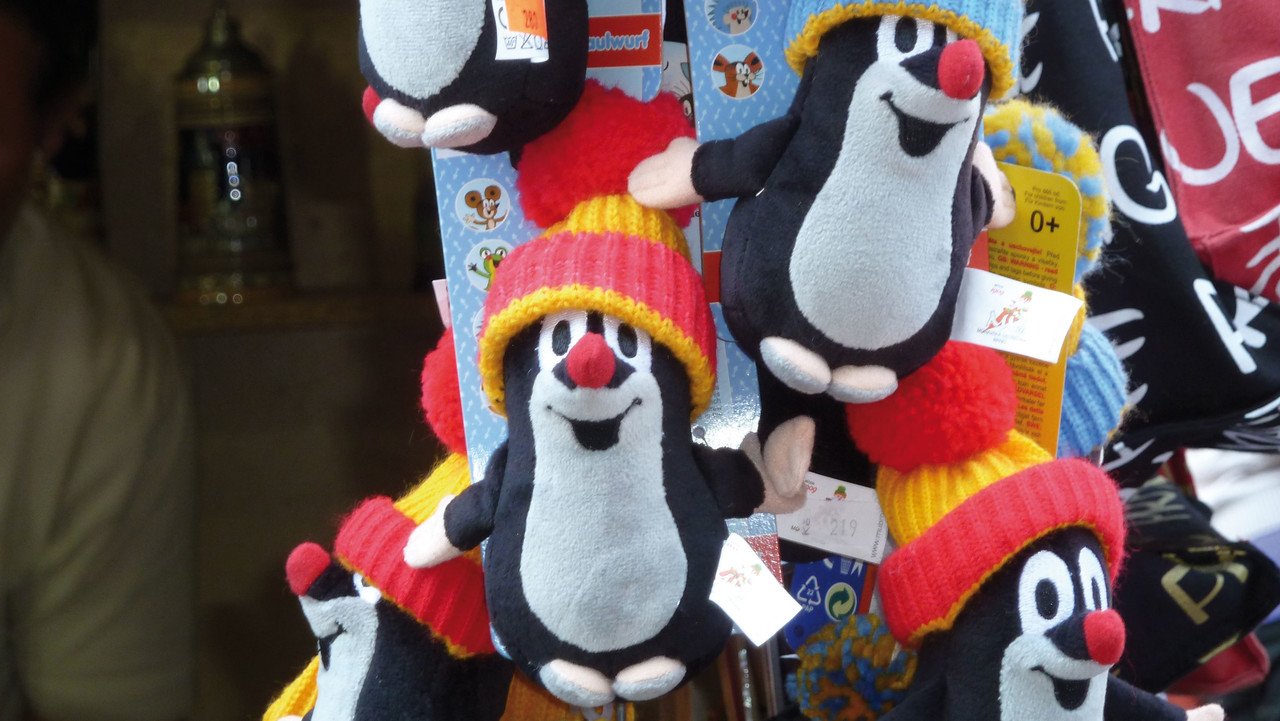 Hochschulexkursionen Tschechien Maulwurf tschechisches Maskottchen