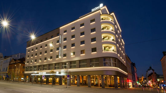 Gruppenreisen Ljubljana HotelSlon aussen Gruppenreisen Ljubljana HotelSlon aussen