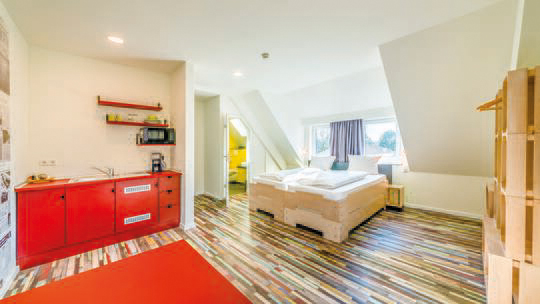 4 Klassenfahrt Bodenseeregion Art&StyleHostelSingen Appartement