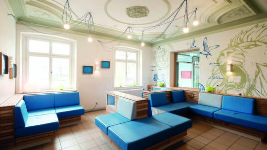 4 Klassenfahrt Bodensee JugendherbergeLindau Aufenhaltsraum