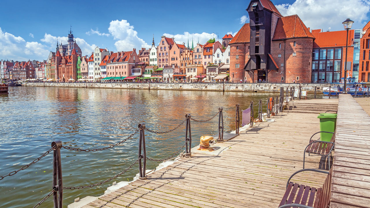 Hafenpromenade von Danzig