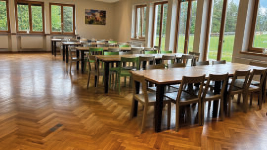 5 Klassenfahrt Zugspitzregion JugendherbergeMittenwald Speisesaal