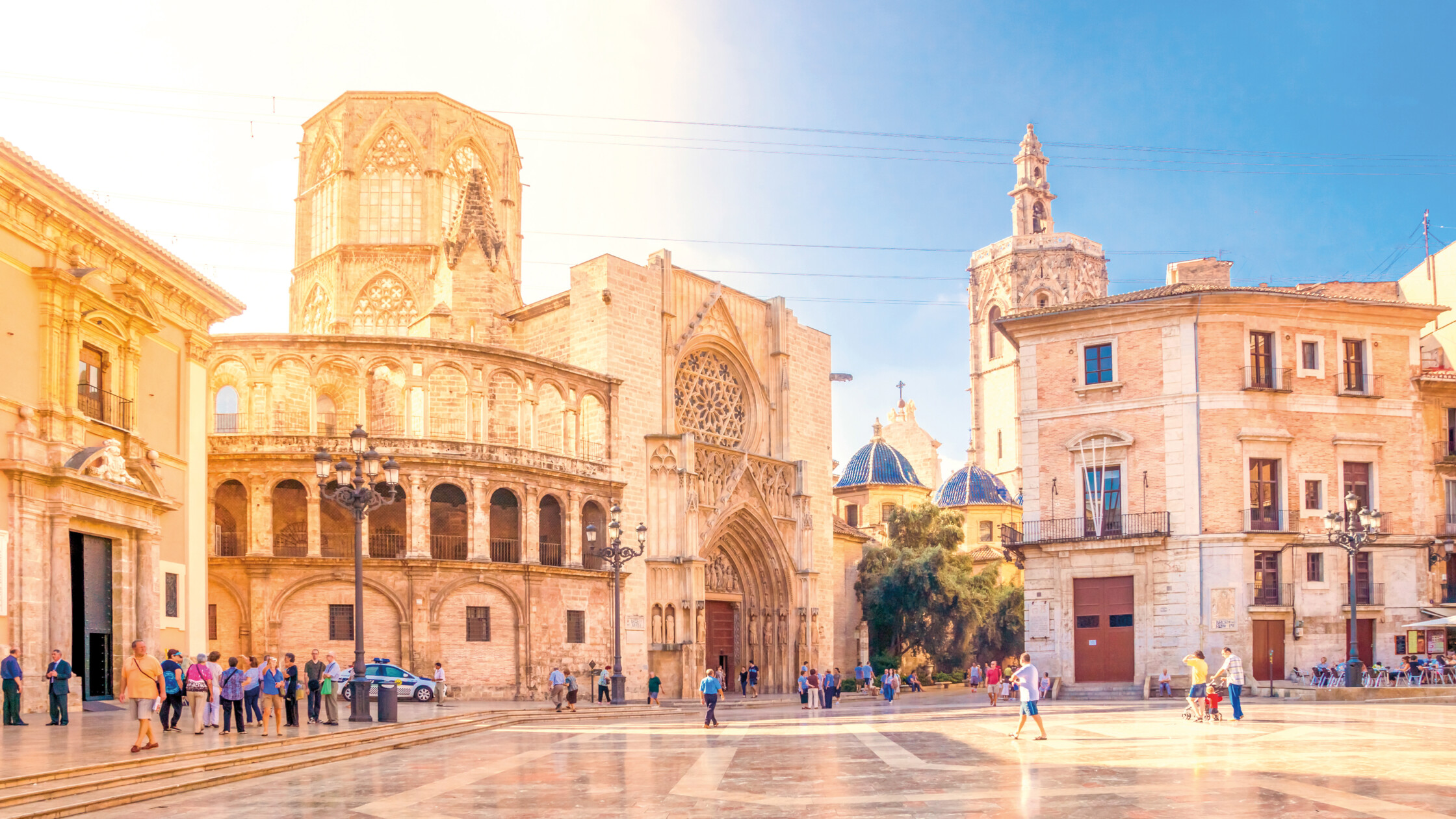 Exkursion Valencia Valencia Platz Touristen