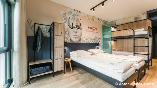 2 Klassenfahrt Krakau MEININGERHotelKrakowCentrum Vierbettzimmer