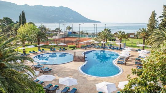 Gruppenreise Montenegro Hotel Iberostar Bellevue Pool Gruppenreise Montenegro Hotel Iberostar Bellevue Pool