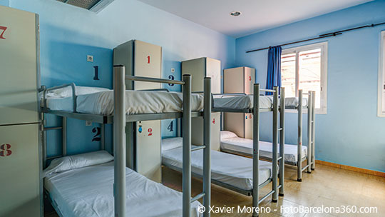 3 Klassenfahrt Barcelona HostelSun&Moon Zimmer