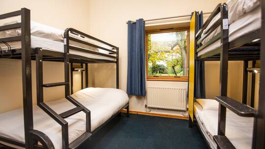 5 Klassenfahrt Chester YHAChesterTraffordHall Vierbettzimmer