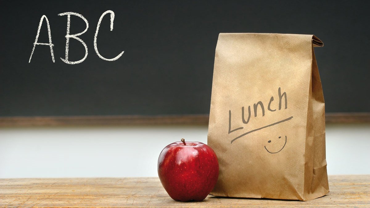 Mahlzeiten und Lunchpakete Lunchtüte