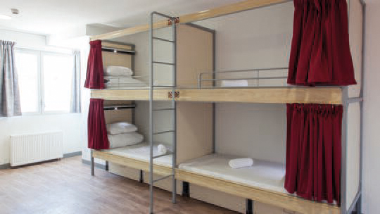 1 Klassenfahrt Paris StChristophersInnParisGareduNord Mehrbettzimmer