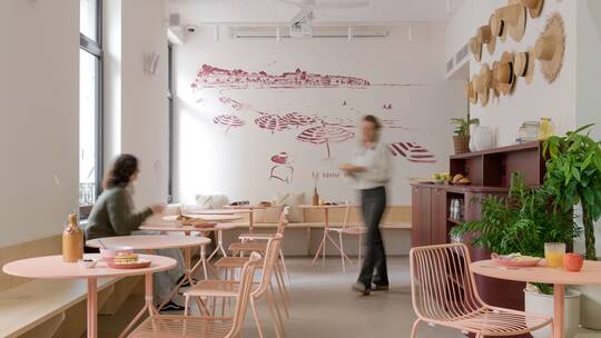 3 Klassenfahrt Nizza SLOHostelNice Frühstücksbereich 3 Klassenfahrt Nizza SLOHostelNice Frühstücksbereich