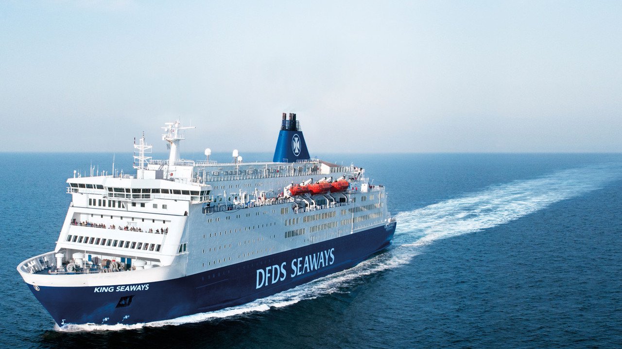 Fährschiff Fährschiff bei der Überfahrt