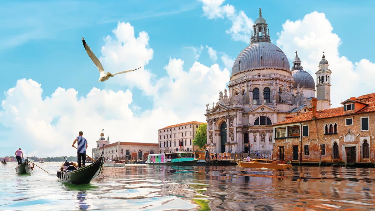 Gondeln in Venedig