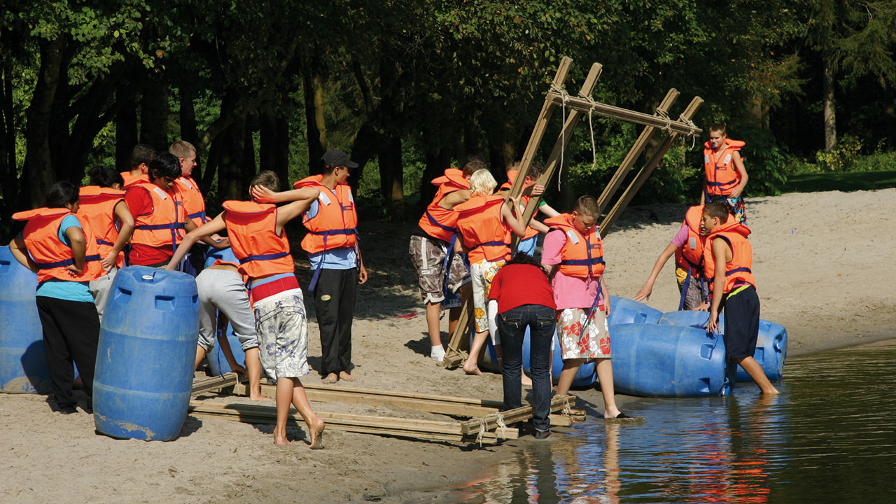 Kanu im Summercamp Heino