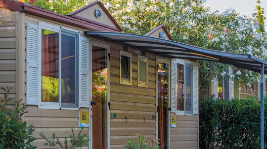 Klassenfahrt Florenz camping in town Bungalow