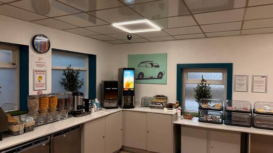 4 Klassenfahrt London SmartRusselSquareHostel Frühstücksraum