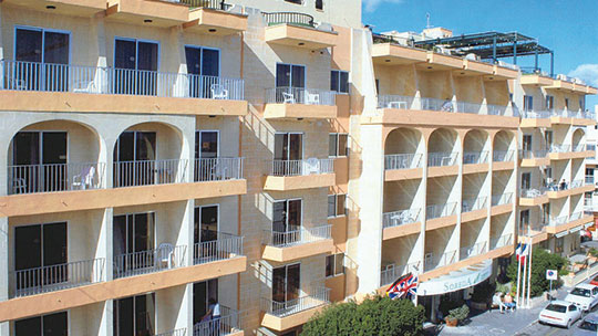 1 Klassenfahrt Malta SoredaHotel Fassade
