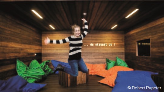 3 Klassenfahrt Zugspitzregion JugendherbergeOberammergau Sitzsackecke