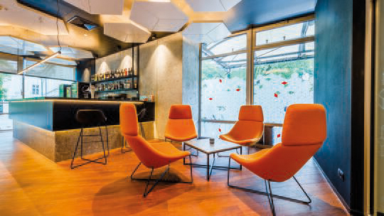 4 Klassenfahrt Krakau HotelWyspianki Lobby