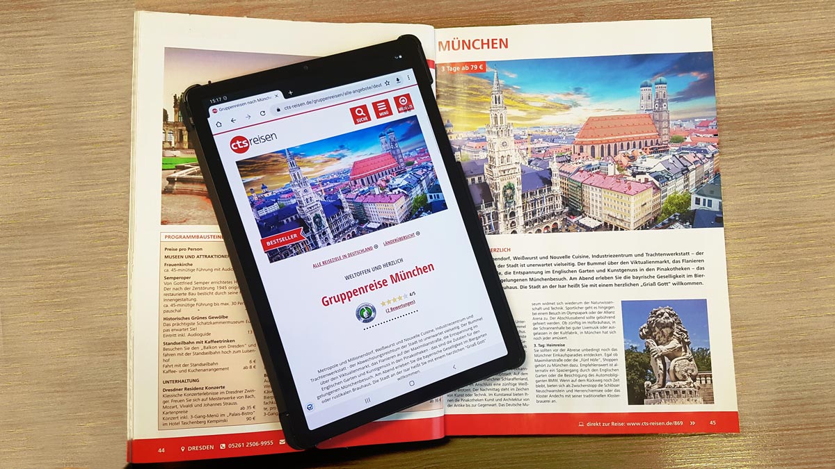 Katalog abbestellt Unsere Kataloge nebeneinander aufgereiht