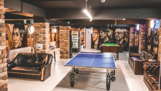 3 Klassenfahrt Dublin AbbeyCourtHostel Aufenthaltsbereich