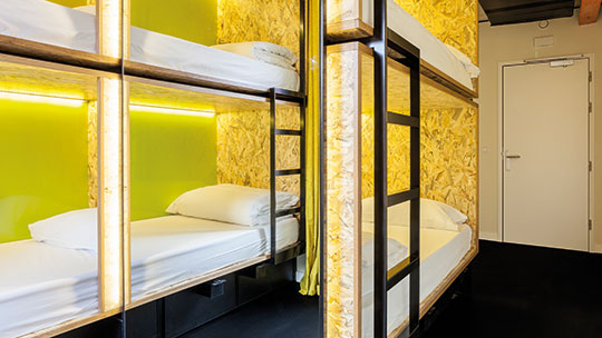 3 Klassenfahrt Barcelona HostelBastardo Zimmer